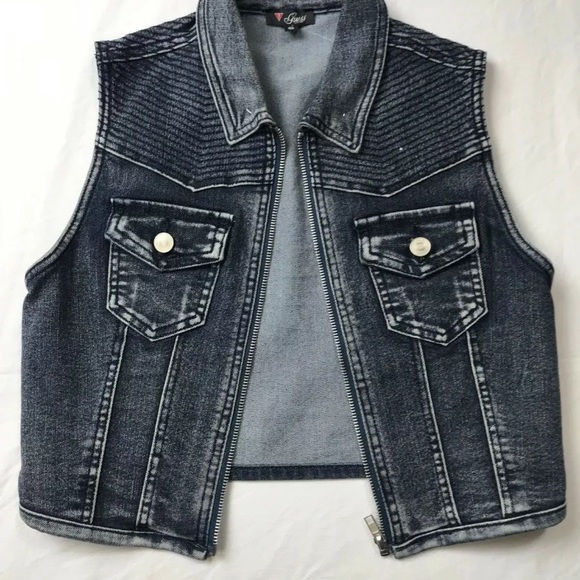 Guess Denim vest size Small - 2113 - Picture 2 of 4